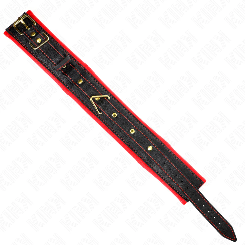 KINK - COLAR COM ESPONJA ALÇA DE IMITAÇÃO DE COURO MODELO 2 AJUSTÁVEL 37-54 CM X 3 CM - Image 6