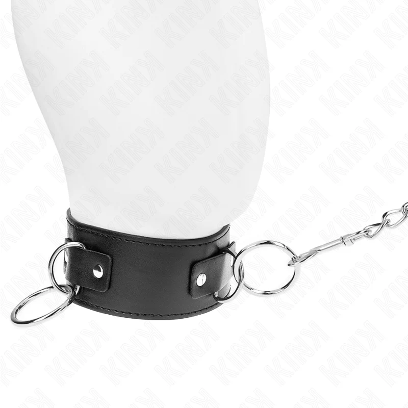 KINK - COLAR COM TRELA 65 CM 3 ANÉIS MODELO 2 AJUSTÁVEL 36-43 CM X 5 CM - Image 2