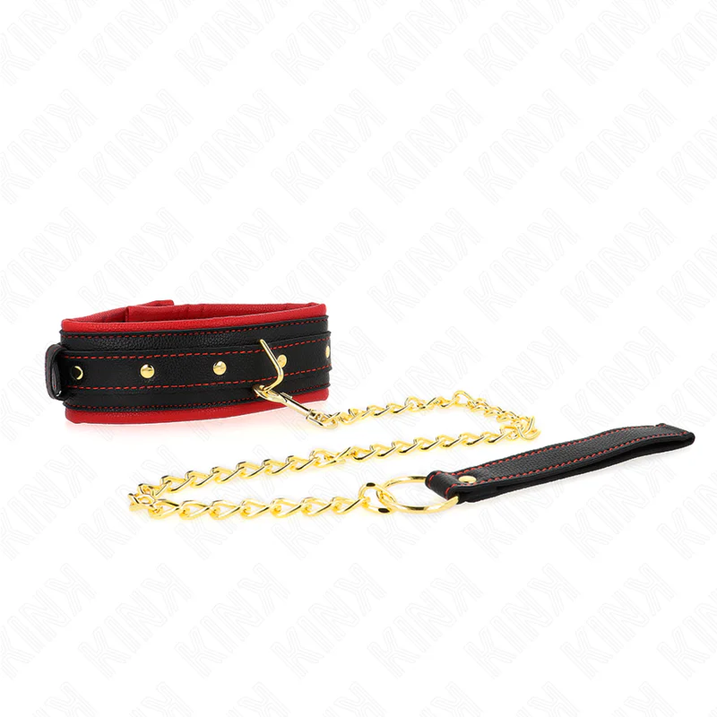 KINK - COLAR COM TRELA DE TECIDO LISO AJUSTÁVEL 33-48 CM X 5,7 CM - Image 2