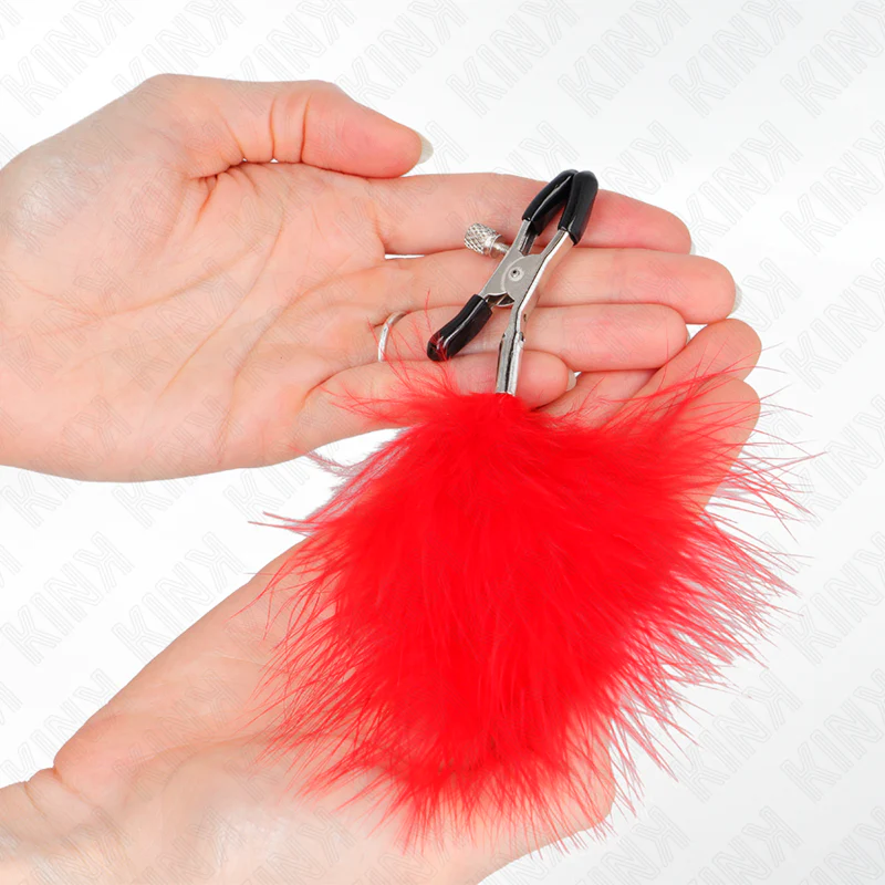KINK - GRAMPO DE PENA VERMELHO 7 CM - Image 3