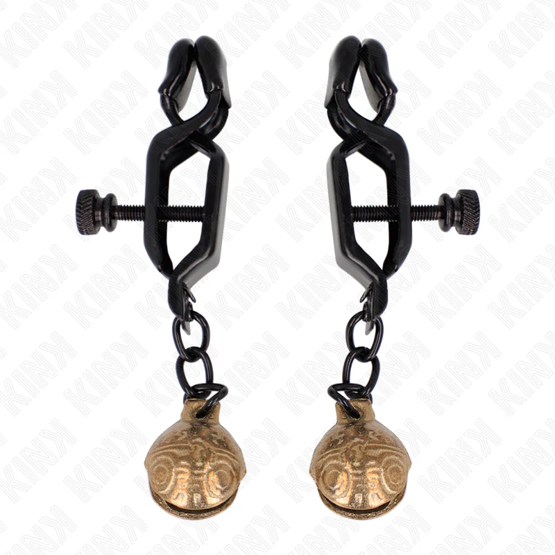KINK - GRAMPOS DE BICO ESTILO BELL JAW PRETO 7 CM