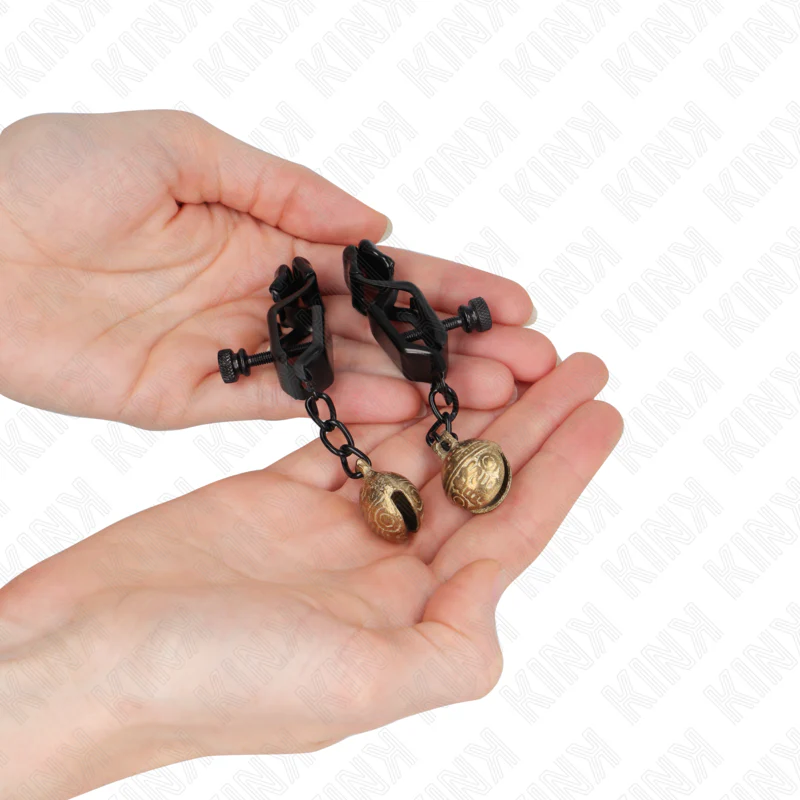 KINK - GRAMPOS DE BICO ESTILO BELL JAW PRETO 7 CM - Image 3