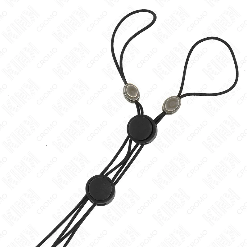 KINK - GRAMPOS DE MAMILOS DETALHES PRETOS COM ELÁSTICO PRETO - Image 2