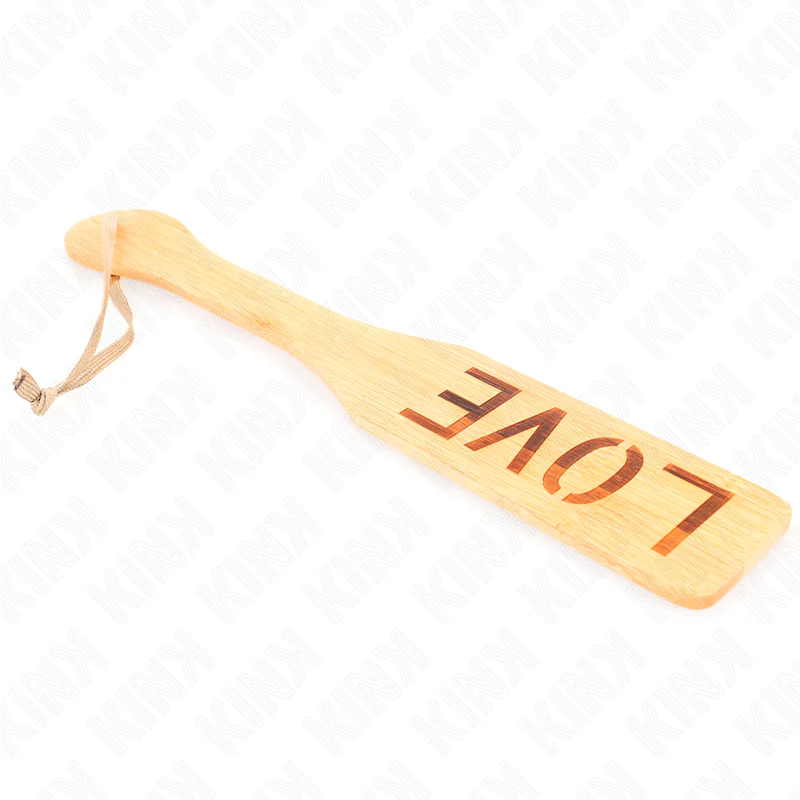 KINK - PALETA DE BAMBU PALAVRA AMOR 32 X 5,5 CM - Image 2