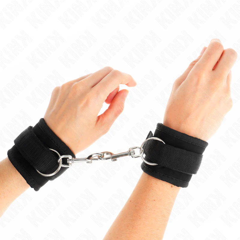 KINK - PULSO NYLON BIND HOOK&LOOP PRETO MODELO 2 AJUSTÁVEL 18-35 CM X 6 CM - Image 4