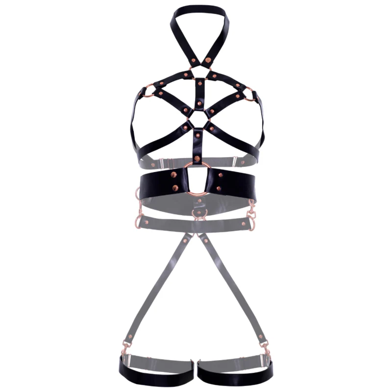 LEG AVENUE - ARNES BODY CUERO VEGANO AGARRE NEGRO S - Image 27