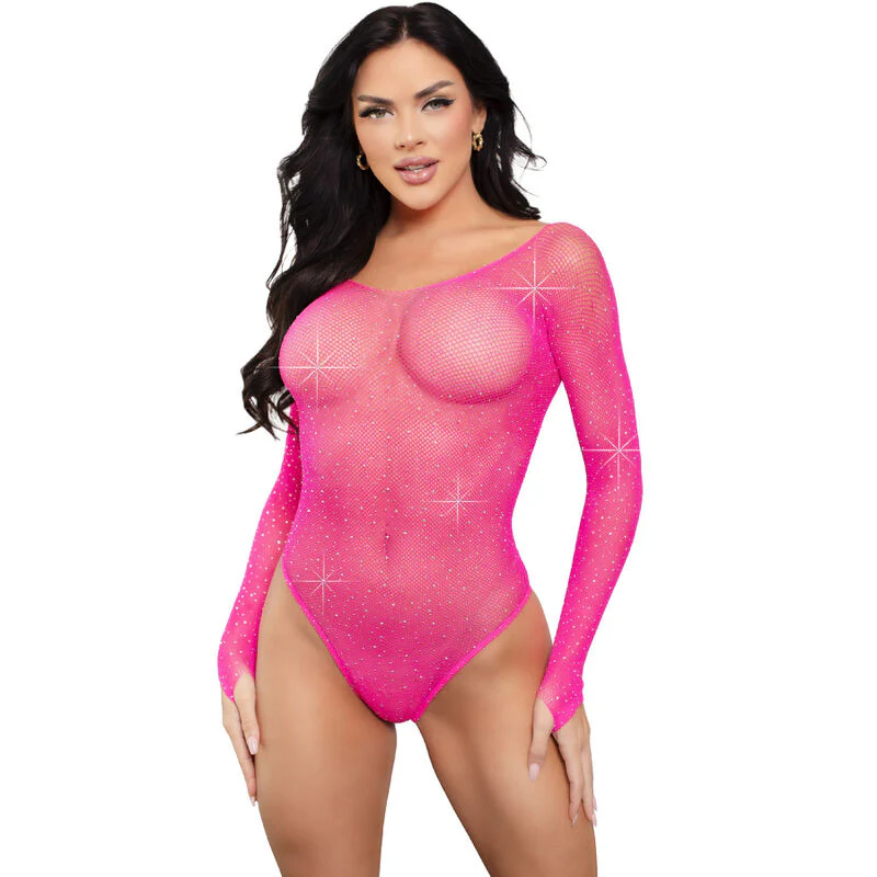 LEG AVENUE - BODY REJILLA CRISTALIZADA VERDE - Image 21
