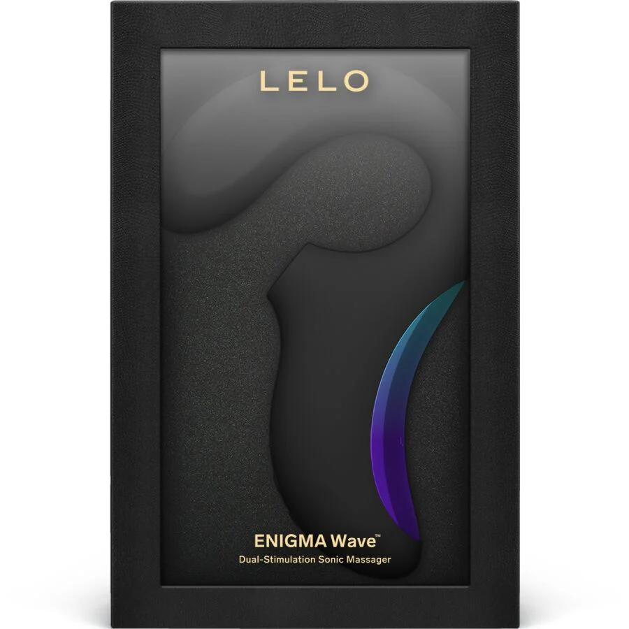 LELO - ENIGMA WAVE MASSAGEADOR DE TRIPLA VIBRAÇÃO PRETO - Image 4