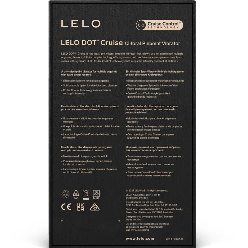 LELO - ESTIMULADOR DE CLITÓRIS DOT CRUISE AMARELO - Image 14