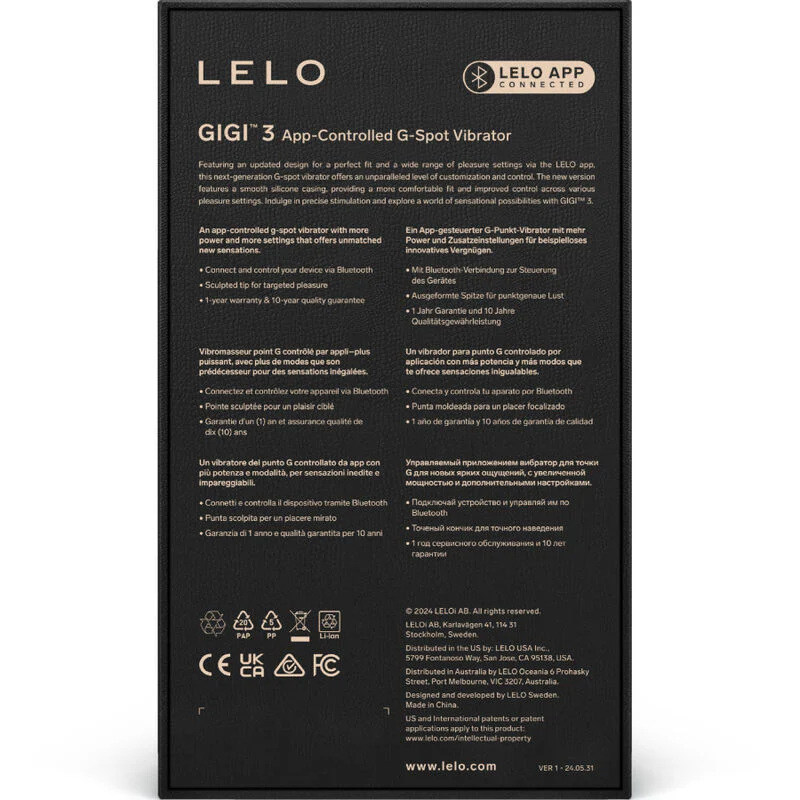 LELO - GIGI™ 3 VIBRADOR G-SPOT AZUL - Image 4