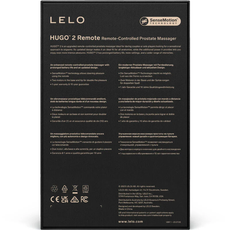 LELO - HUGO 2 MASAJEADOR DE PROSTATA CONTROL REMOTO VERDE - Image 12