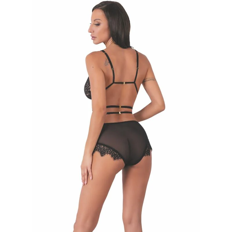 LIVCO CORSETTI FASHION - DREZNA LC 90733 SUJETADOR + PANTY NEGRO - Image 17