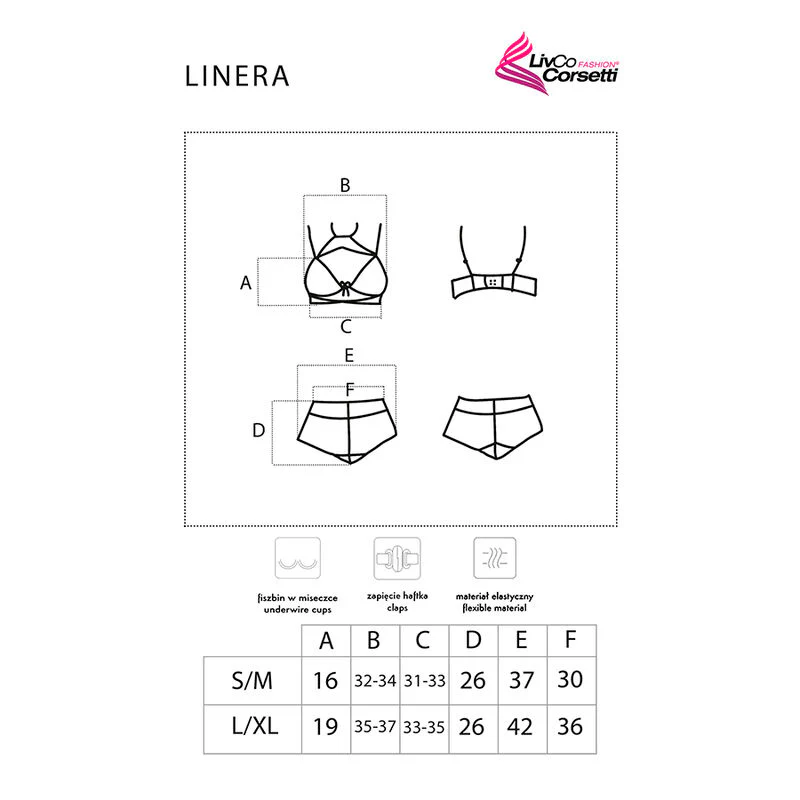 LIVCO CORSETTI FASHION - LINERA FOR THE SENSES COLLECTION SUJETADOR + PANTY NEGRO - Image 20