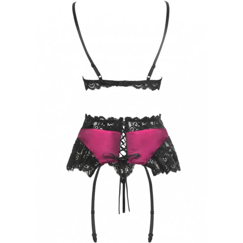 LIVCO CORSETTI FASHION - NAHIR LC 20214 SUJETADOR + PANTY + LIGUERO S/M - Image 7