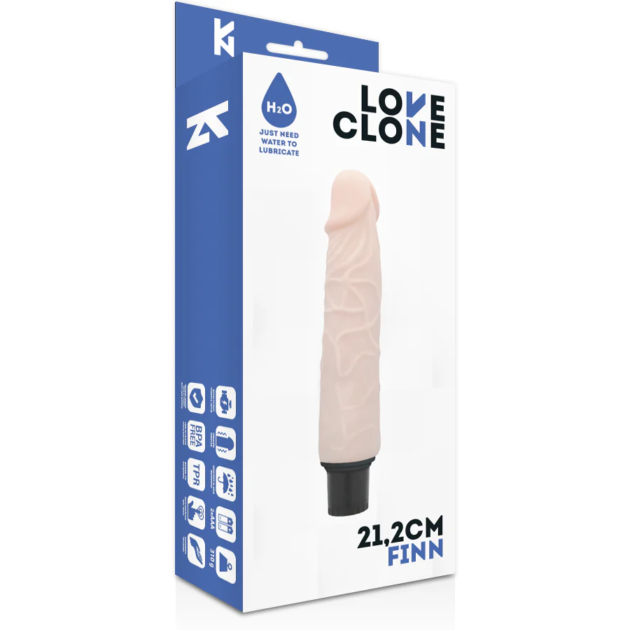 LOVECLONE - VIBRADOR AUTO LUBRIFICANTE FINN 21.2 CM -O- 3.8 CM - Image 4