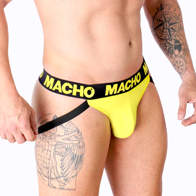 MACHO - MX25A JOCK AMARILLO LYCRA S - Image 14