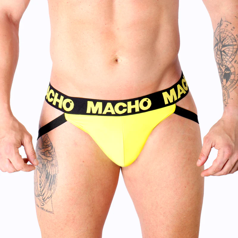 MACHO - MX25A JOCK AMARILLO LYCRA S - Image 25