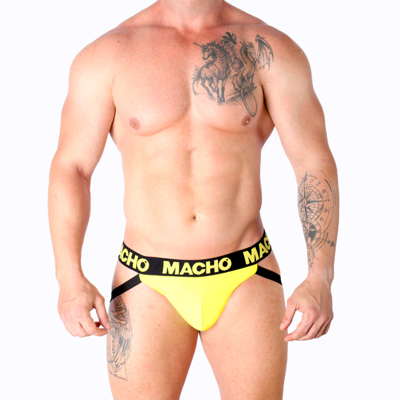 MACHO - MX25A JOCK AMARILLO LYCRA S - Image 47