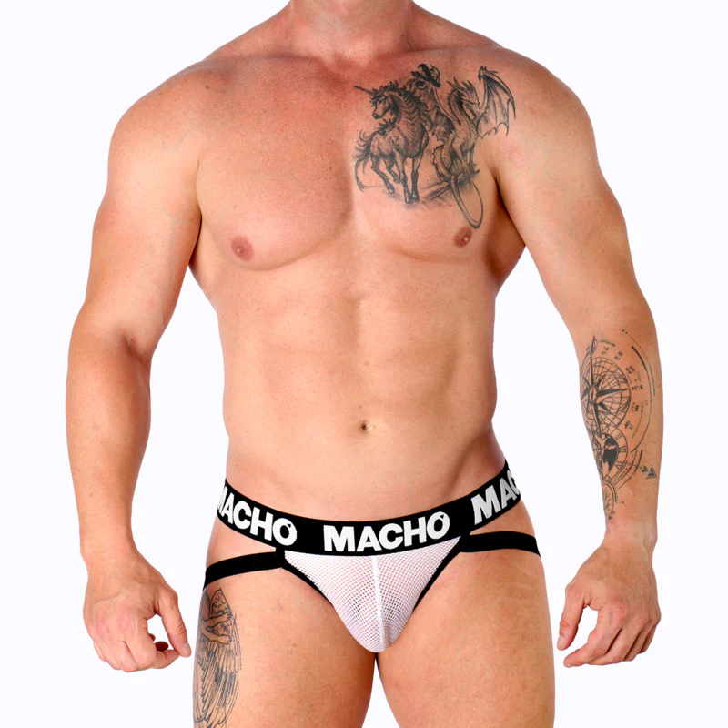 MACHO - MX26X1 JOCK GRID BRANCO S - Image 7