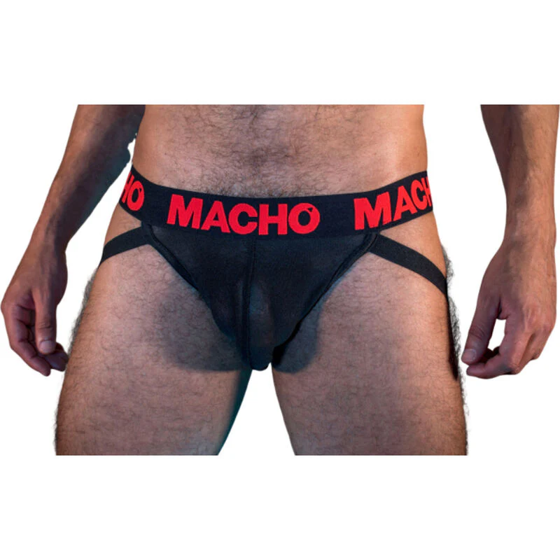 MACHO - MX26X2 JOCK PRETO/VERMELHO S - Image 11
