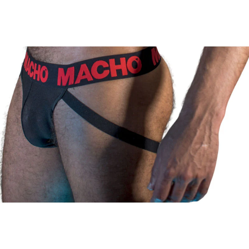 MACHO - MX26X2 JOCK PRETO/VERMELHO S - Image 6