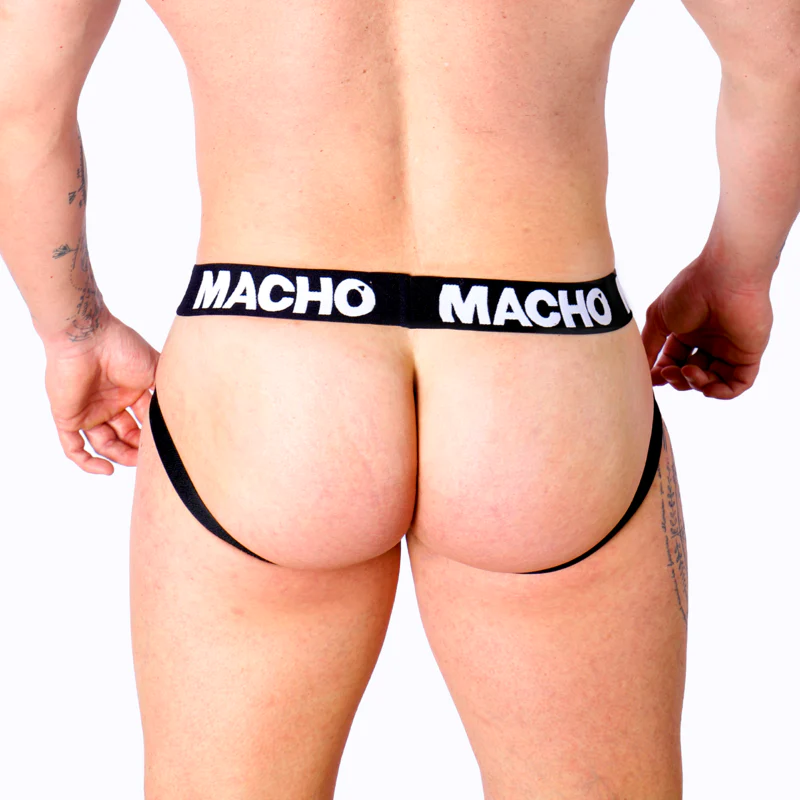 MACHO - MX27GR JOCK CUERO GRIS BEIGE XL - Image 3