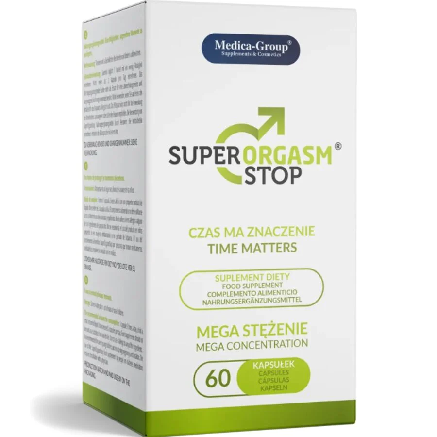 MEDICA GROUP - SUPER ORGASMO PARAR DE RETARDAR PARA HOMENS 60 CÁPSULAS - Image 2