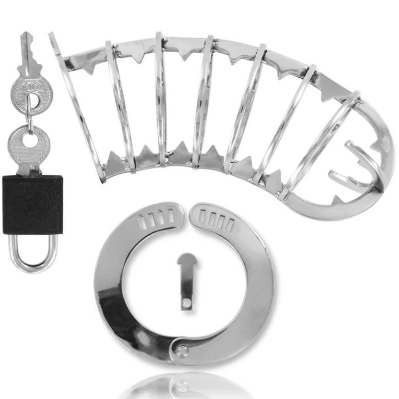 METAL HARD - GAIOLA PARA PÉNIS COM FECHADURA DE SEGURANA 14 CM - Image 2