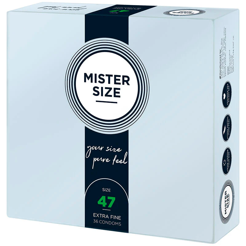 MISTER SIZE - PRESERVATIVOS TAMANHO XS 47 MM (36 UNIDADES) - Image 2