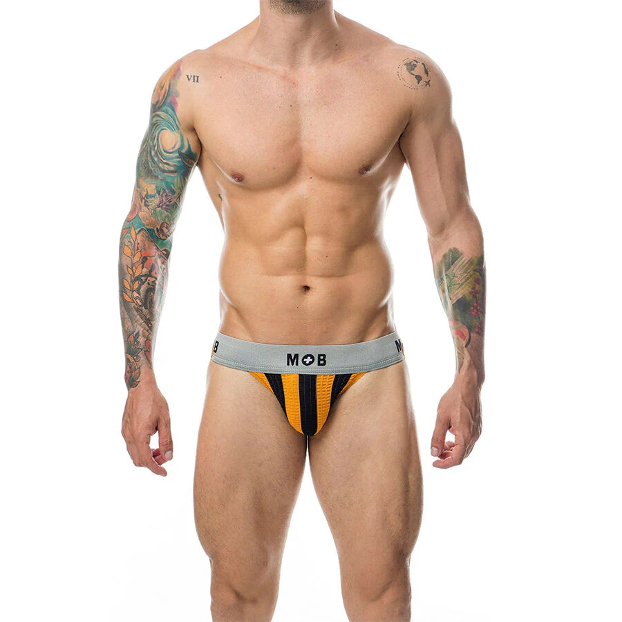 MOB - CALÇA CLASSIC JOCK STRIPE LARANJA TAMANHO G - Image 4