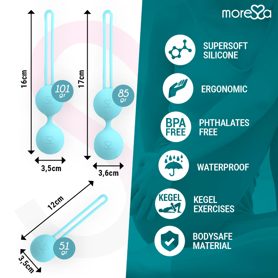 MORESSA - CONJUNTO OSIAN SILICONE PREMIUM TURQUESA - Image 4