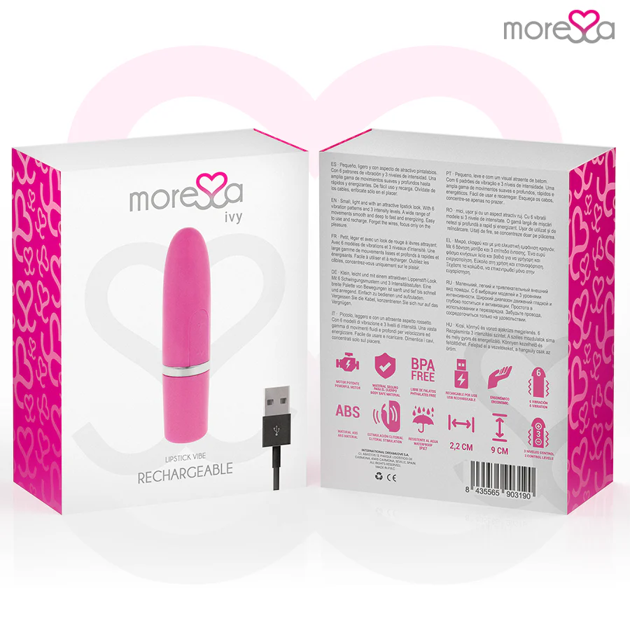 MORESSA - IVY VIBRADOR ESTIMULADOR VIAGEM ROSA - Image 7