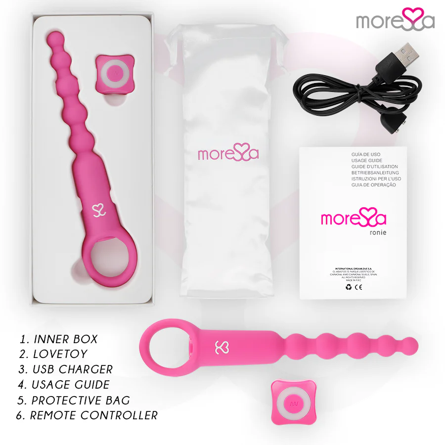 MORESSA - RONIE CONTROLE REMOTO PRAZER ANAL ROSA - Image 6