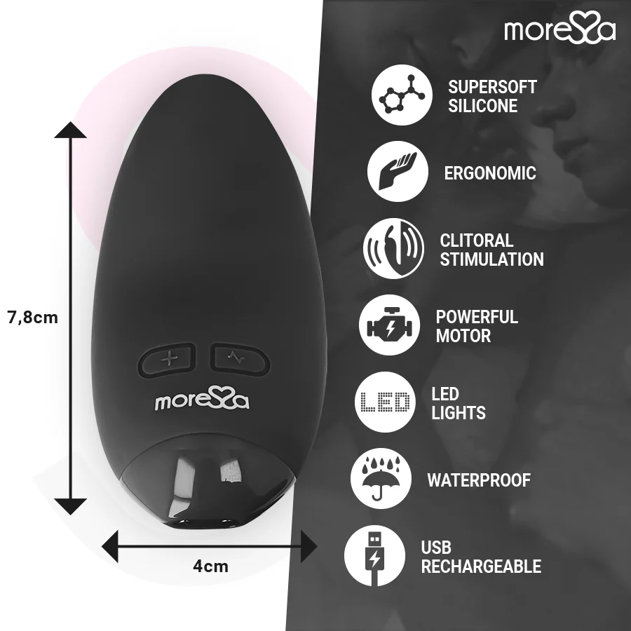 MORESSA - VIBRADOR BLOSSOM PRETO - Image 4