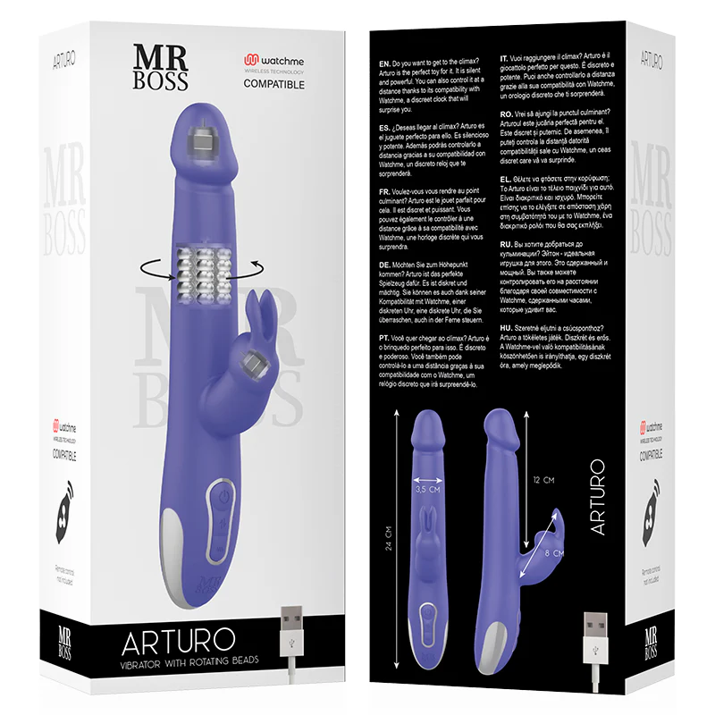 MR BOSS - VIBRADOR E ROTADOR ARTURO COMPATÍVEL COM A TECNOLOGIA WATCHME WIRELESS - Image 7