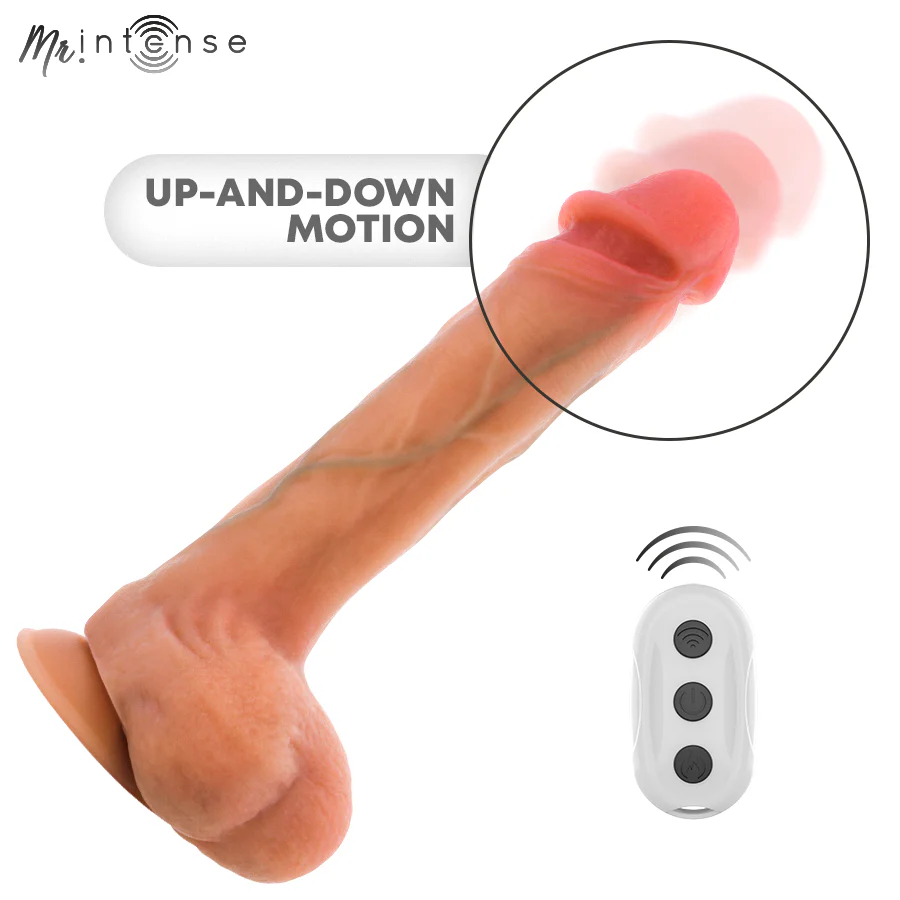 MR INTENSE - BRADLEY VIBRADOR DILDO COM EFEITO DE CALOR E CONTROLE REMOTO 21 CM -Ø- 4,2 CM - Image 4