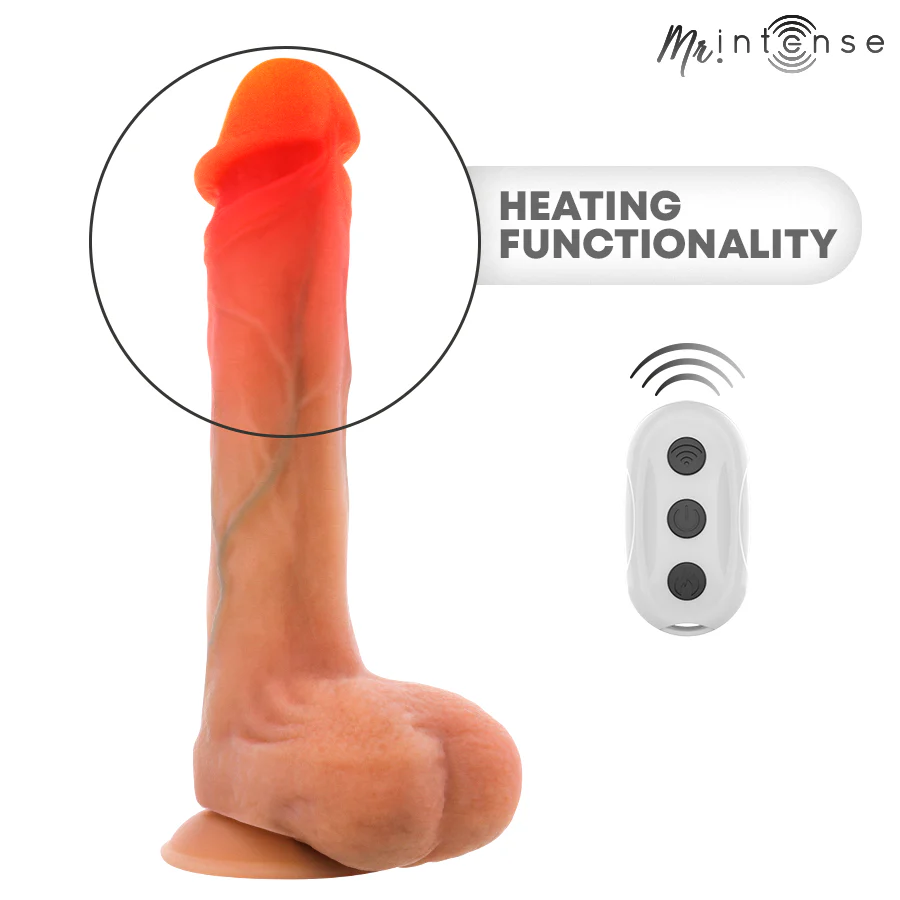 MR INTENSE - BRADLEY VIBRADOR DILDO COM EFEITO DE CALOR E CONTROLE REMOTO 21 CM -Ø- 4,2 CM - Image 5