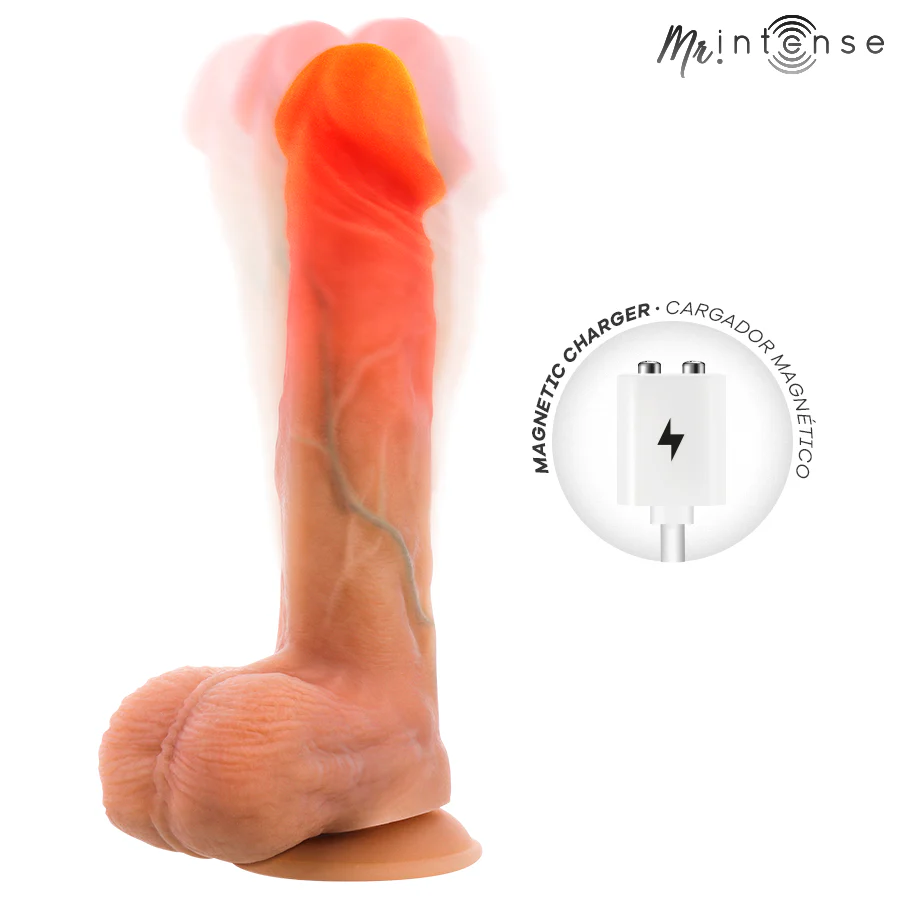 MR INTENSE - LOGAN VIBRADOR COM EFEITO DE CALOR E CONTROLE REMOTO 20 CM -Ø- 4,1 CM - Image 2