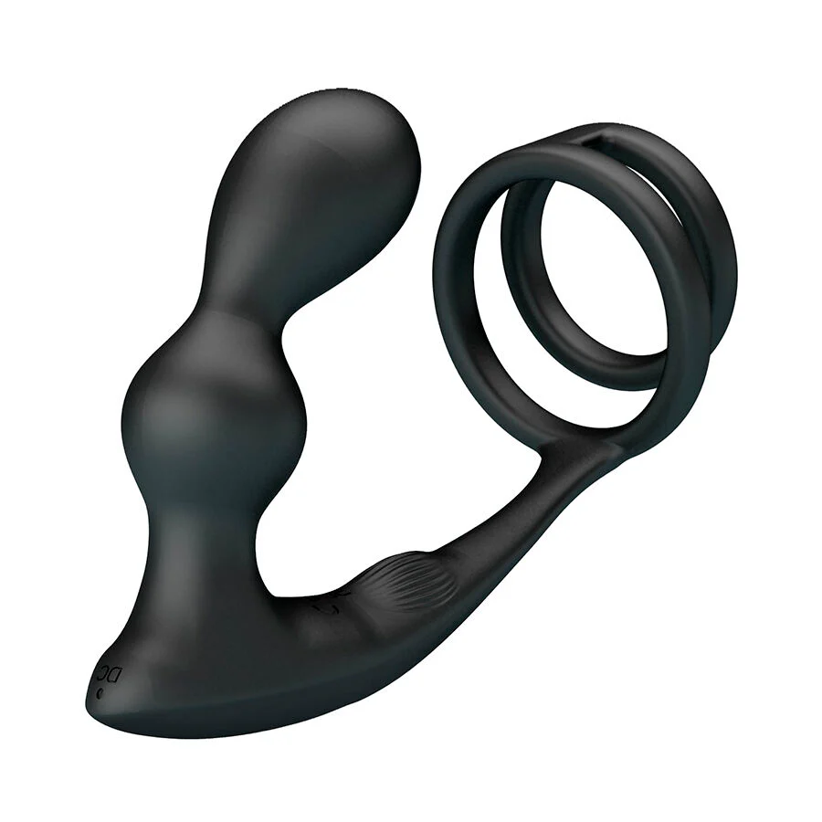 MR PLAY - PLUG ANAL VIBRATÓRIO COM ANEL PENIANO E CONTROLE REMOTO - Image 3