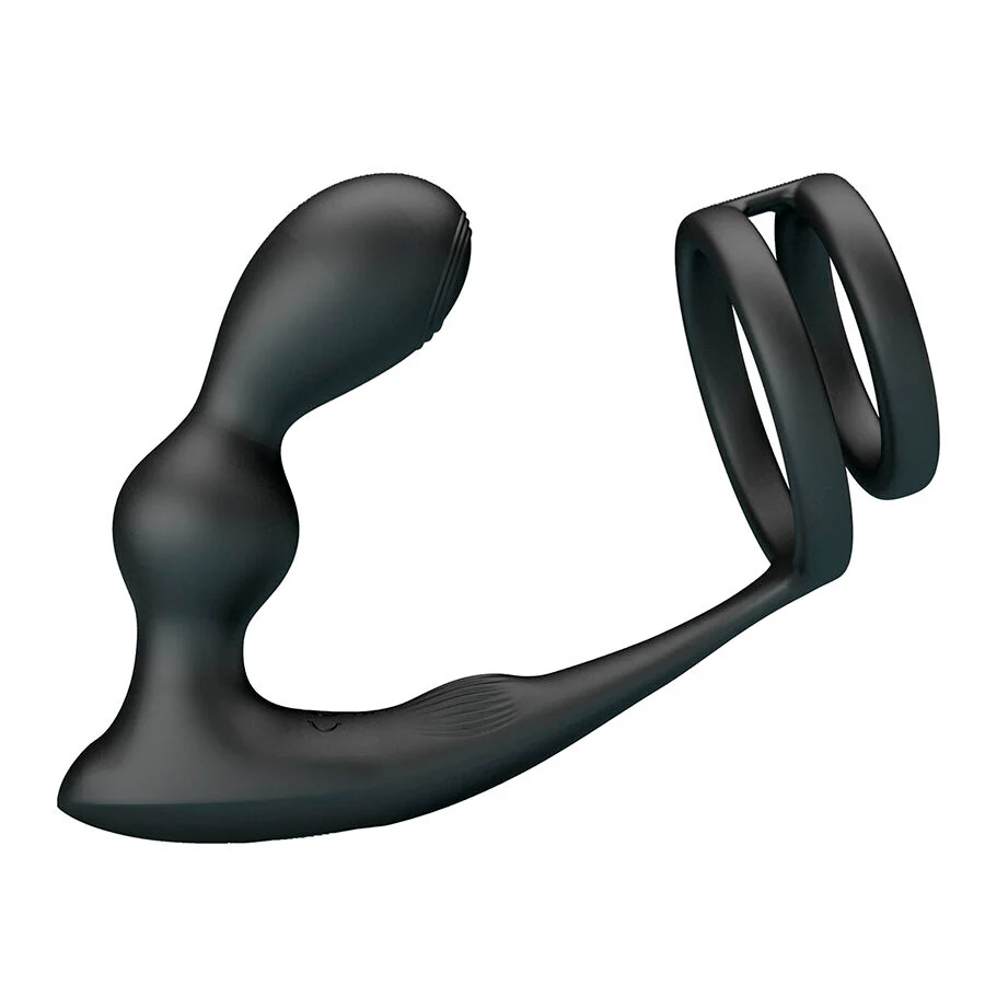 MR PLAY - PLUG ANAL VIBRATÓRIO COM ANEL PENIANO E CONTROLE REMOTO - Image 4