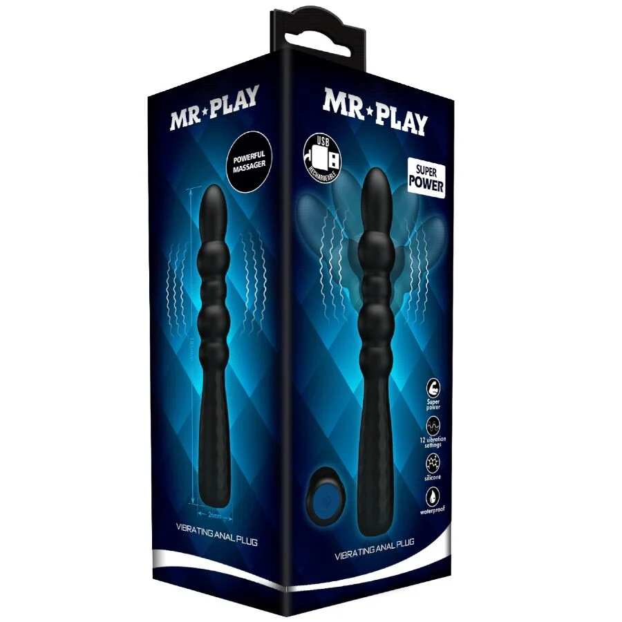 MR PLAY - PLUG ANAL VIBRATÓRIO FLEXÍVEL - Image 11