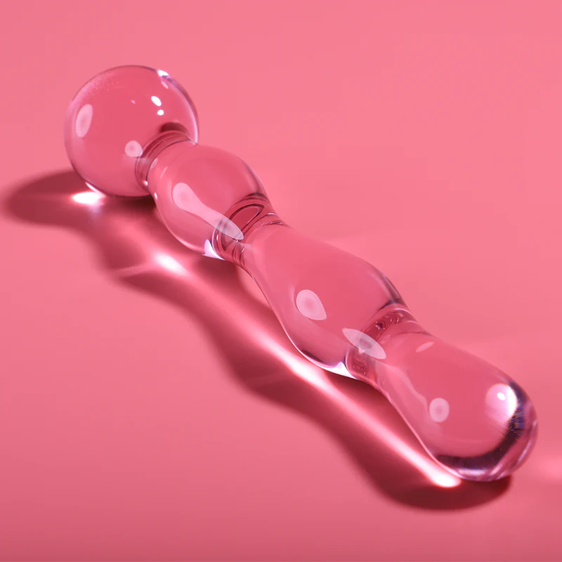 NEBULA SERIES BY IBIZA - MODELO 13 DILDO VIDRO BOROSILICADO TRANSPARENTE 18 CM -O- 3.5 CM - Image 2