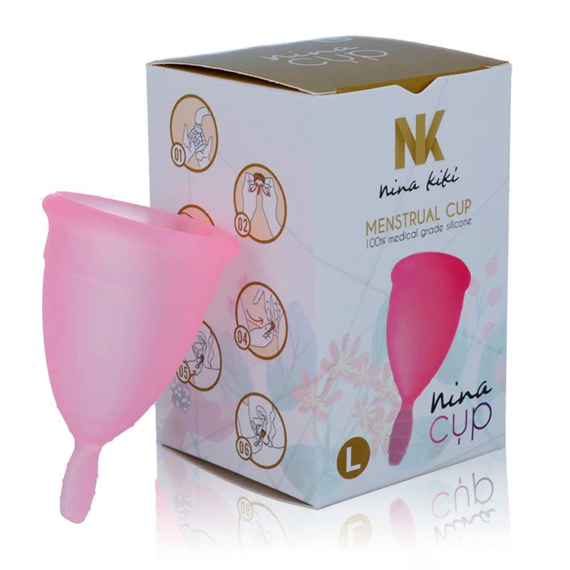 NINA KIKÍ - COPO MENSTRUAL ROSA - TAMANHO L - Image 4