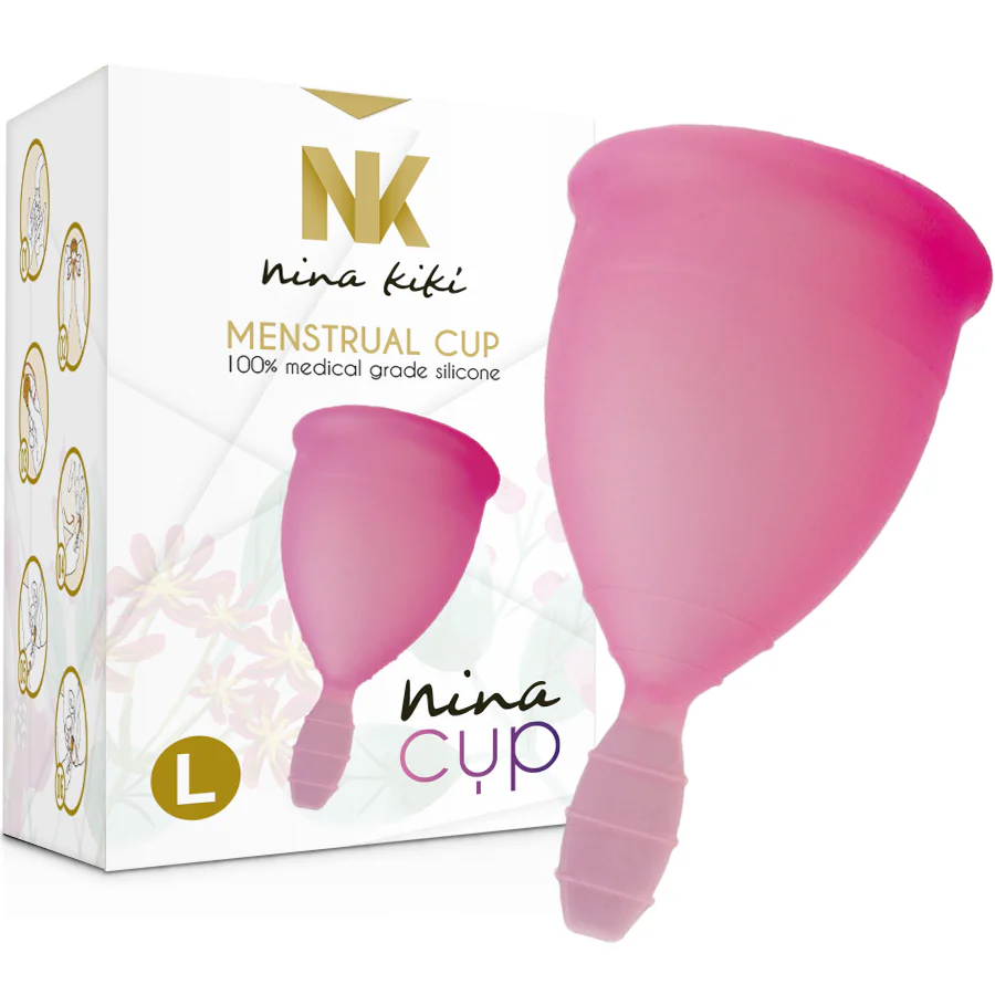 NINA KIKÍ - COPO MENSTRUAL ROSA - TAMANHO L - Image 8