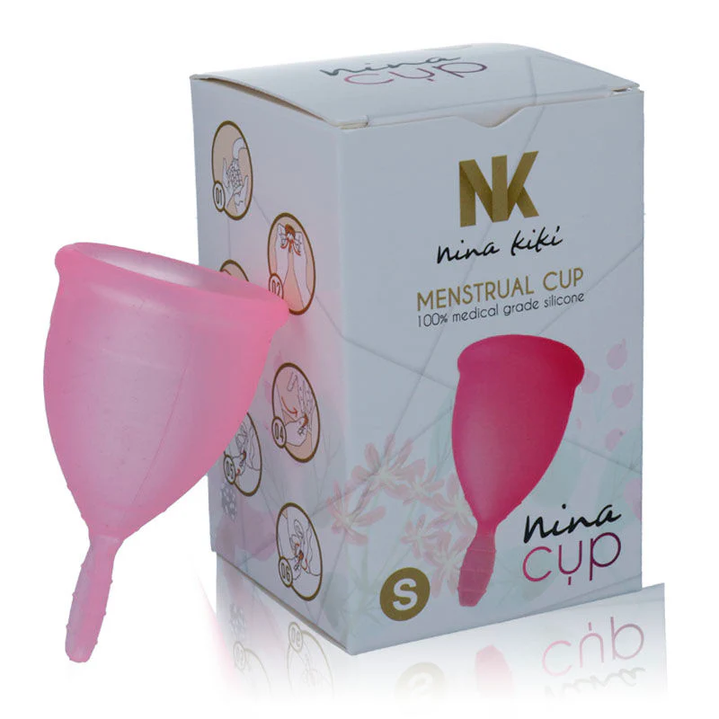 NINA KIKÍ - COPO MENSTRUAL ROSA - TAMANHO S - Image 4