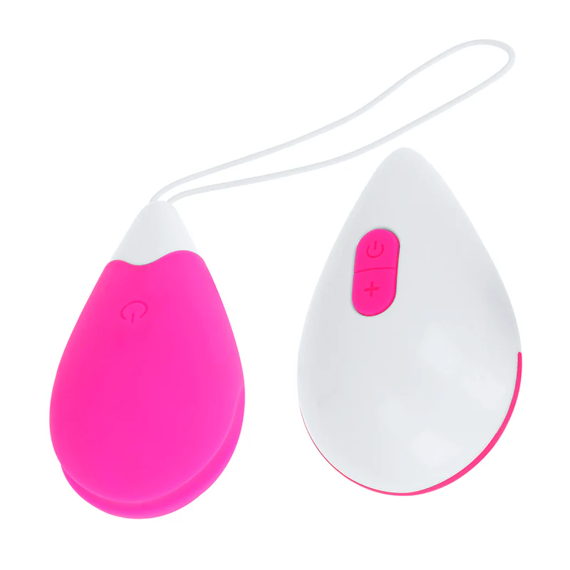 OHMAMA - OVO VIBRANTE 10 MODOS ROSA E BRANCO - Image 2