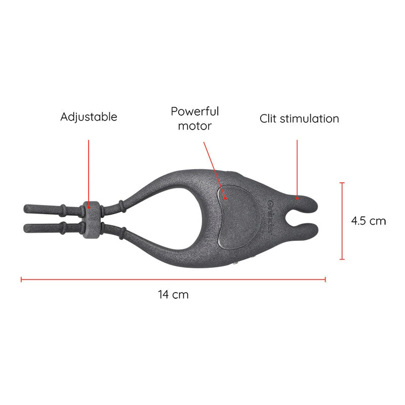 ONINDER - ANEL VIBRADOR AJUSTÁVEL RECARREGÁVEL PAMPA COM ESTIMULADOR DE CLITÓRIS 10 VELOCIDADES - APLICATIVO GRATUITO - Image 4