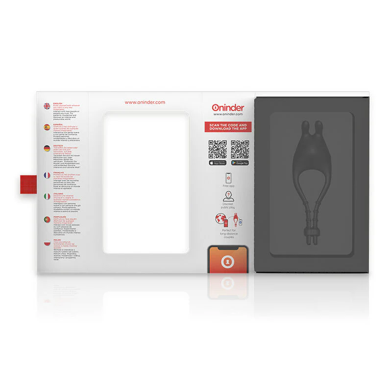 ONINDER - ANEL VIBRADOR AJUSTÁVEL RECARREGÁVEL PAMPA COM ESTIMULADOR DE CLITÓRIS 10 VELOCIDADES - APLICATIVO GRATUITO - Image 6