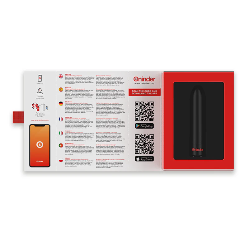 ONINDER - BERLIN BULLET VIBRADOR PRETO 9 MODOS 8,5 X 2 CM - APLICATIVO GRATUITO - Image 6