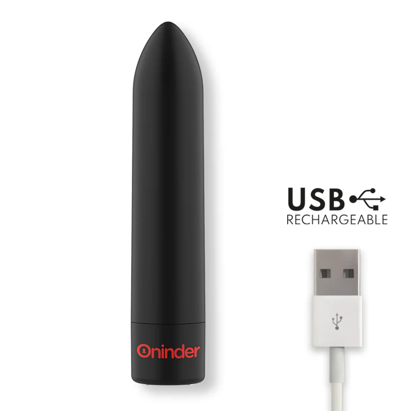 ONINDER - BERLIN BULLET VIBRADOR PRETO 9 MODOS 8,5 X 2 CM - APLICATIVO GRATUITO - Image 7